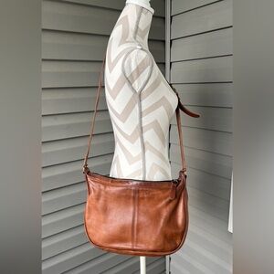 Coach Brown Leather Crossbody Bag vintage